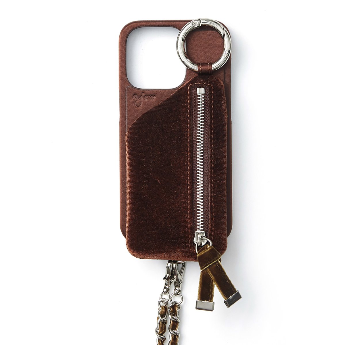 【dress case】 iPhone13 / brown (発送はご注文から3営業日以内です） - ajew