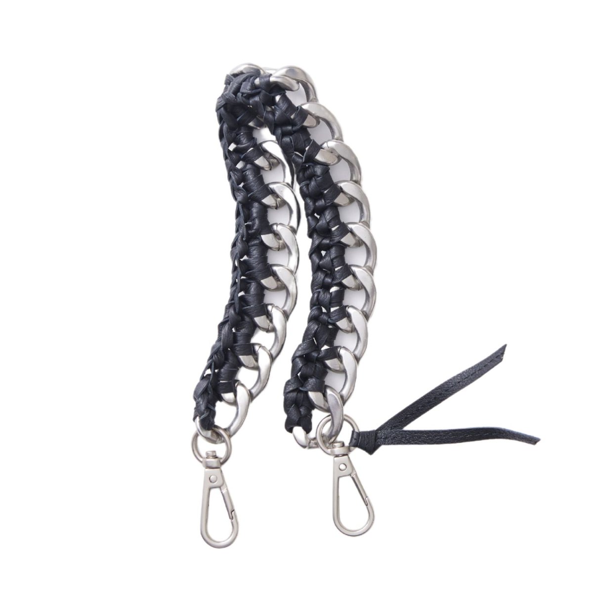 【紐のみ】 Tie chain shoulder / black (発送はご注文から3営業日以内です) - ajew