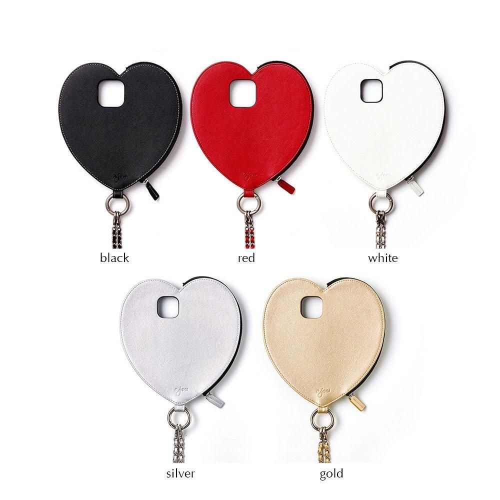 iPhone15Pro / white 【dress HEART 】 (発送はご注文から3営業