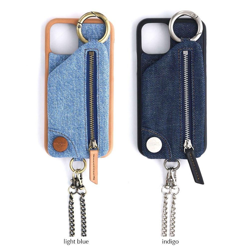 iPhone12.12Pro共通対応 / blue 【suede case】 (発送はご注文