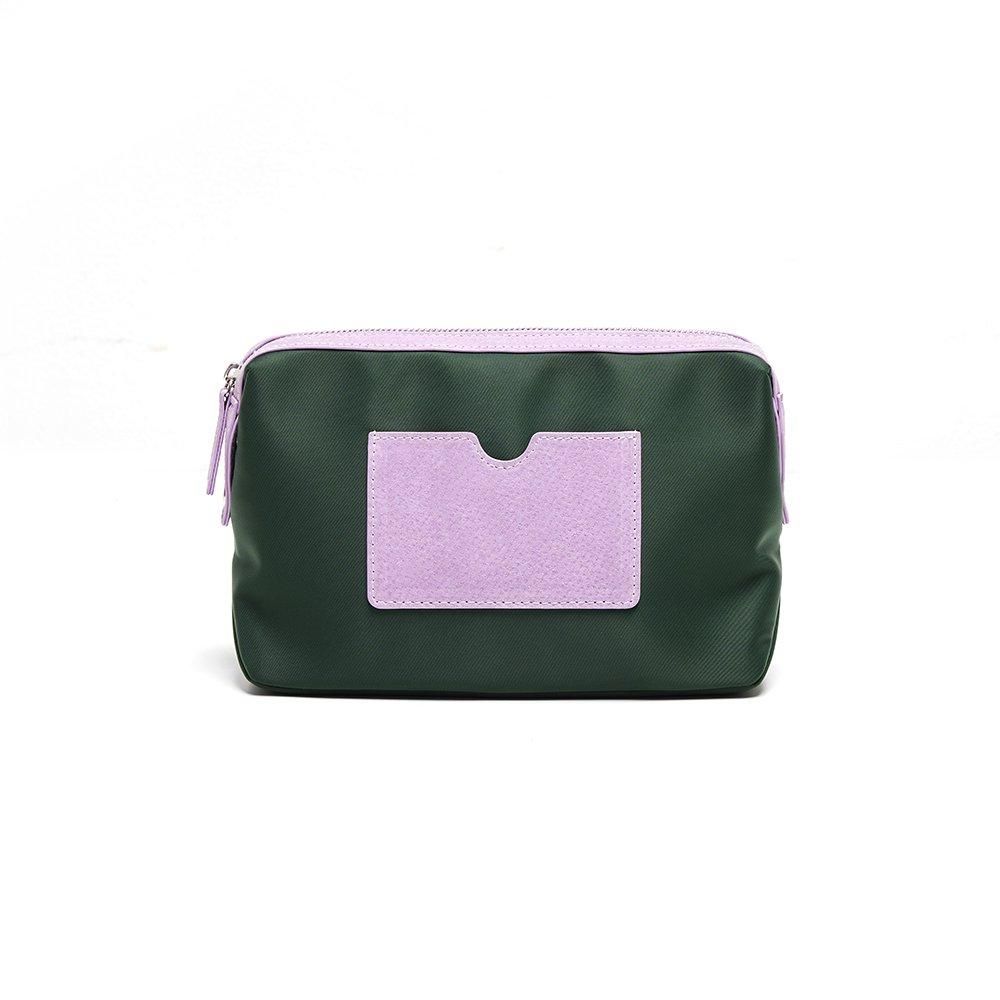 suede cosme pouch - ajew