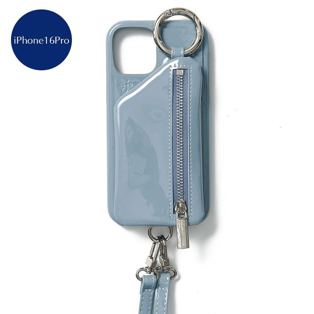 【マロニー】ajew Function wallet case / ブルー ajew(エジュー)｜Function wallet case/ブラック の通販