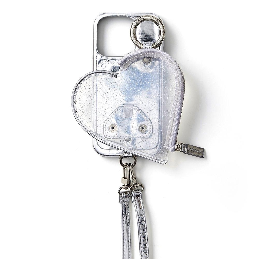 HEART planet pouch / silver (発送はご注文から3営業日以内です