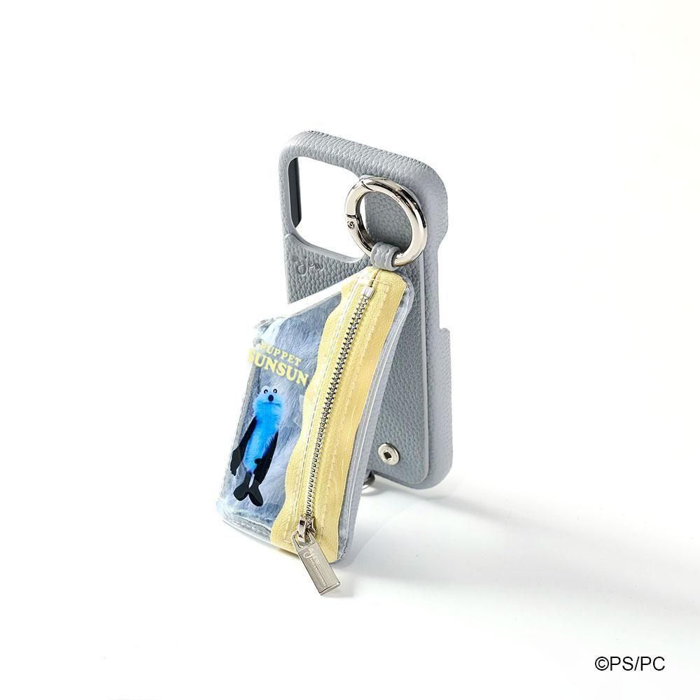 【新品】ajew エジュー パペットスンスンコラボ アイフォン16ケース iPhone16 / gray 【PUPPET SUNSUN】(発送はご注文から3営業日以内です