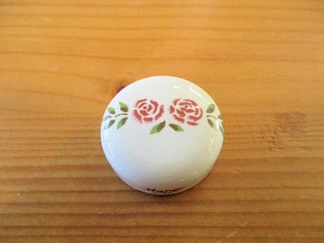 マニー　ラック　薔薇　ステンシルローズ マニー ステンシルローズ 陶器 － フレンチカントリーのバラ柄