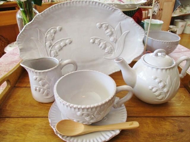 現地フランスで購入したLUビスケット スープカップ 2セット GC ミュゲ スープカップ - 「フランス雑貨マニー」collection room People