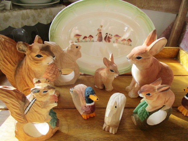 GC　Wood craft animal　ナプキンリング　カモ - 「フランス雑貨マニー」collection room People