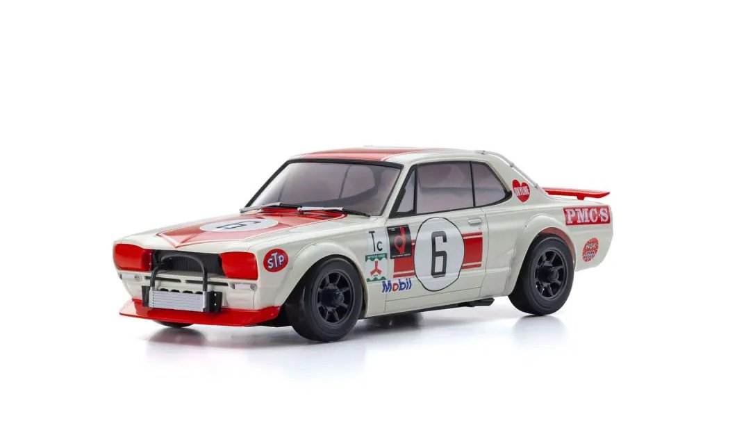 32643R・京商製 ミニッツAWD 日産 スカイライン 2000GT-R (KPGC10) レーシング 1972 #6 レッド -  ＹＹラジコン倶楽部-Ｗｅｂ ｓｈｏｐ