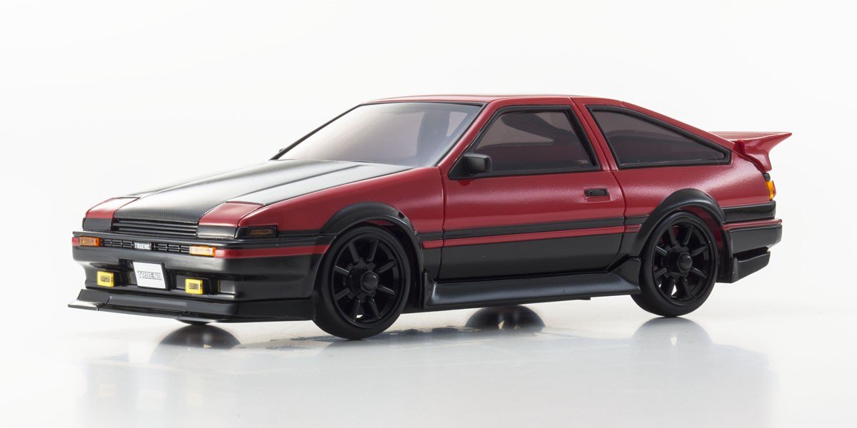 MZP410BKCR・京商製 ASC MA020S トヨタ AE86 エアロ カーボン レッド