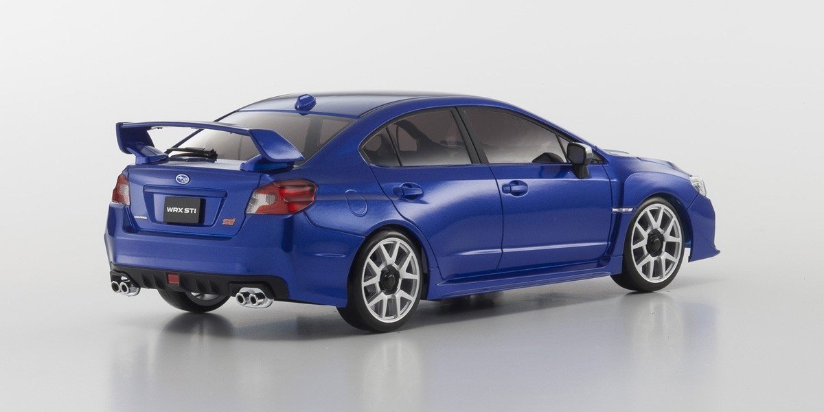 誠実 ミニッツオートスケール スバルWRX STI WRブルーとホワイト 2台