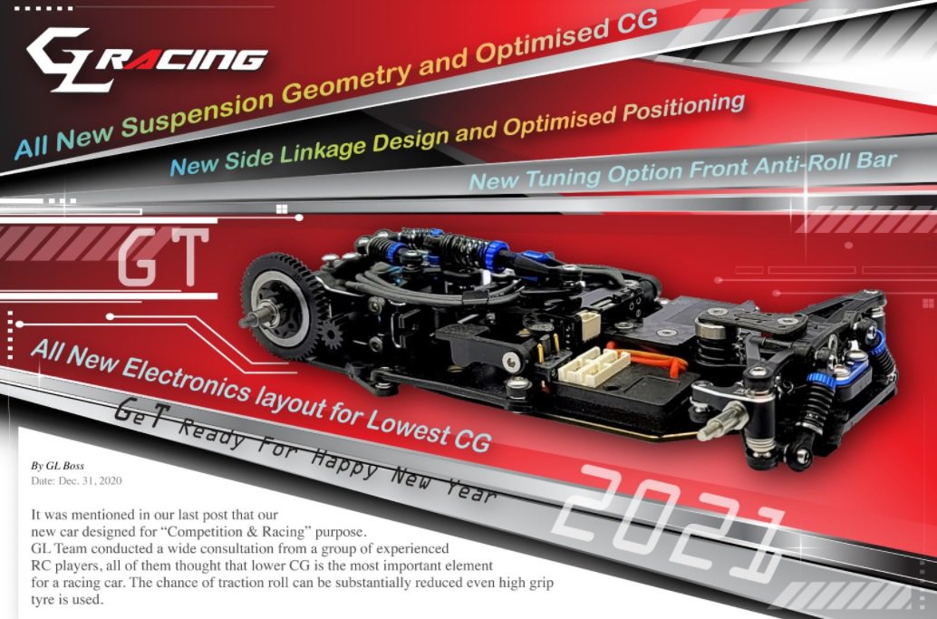 GL-GT-001-KSET・GL Racing製 GLR-GT 1/28 RWD Chassis - W/O RX（ESC/サーボ付） -  ＹＹラジコン倶楽部-Ｗｅｂ ｓｈｏｐ