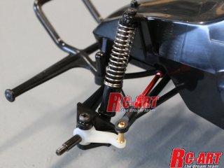 WP-0128・RC-ART製　グラスホッパー2用 ステアリングタイロッドセット レッド　- ＹＹラジコン倶楽部-Ｗｅｂ ｓｈｏｐ