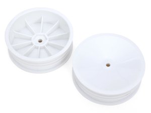 GOP121・Gフォース製 Front Dish Wheel 2.2 for Carpet Tire (White)