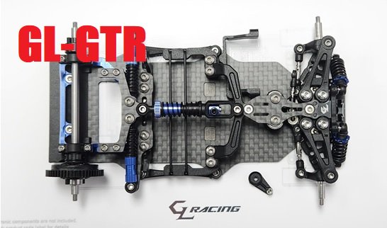 GL-GTR-SET･GL Racing製 GL-GTR 1/27 RWD Chassis (w/o Servo, ESC)