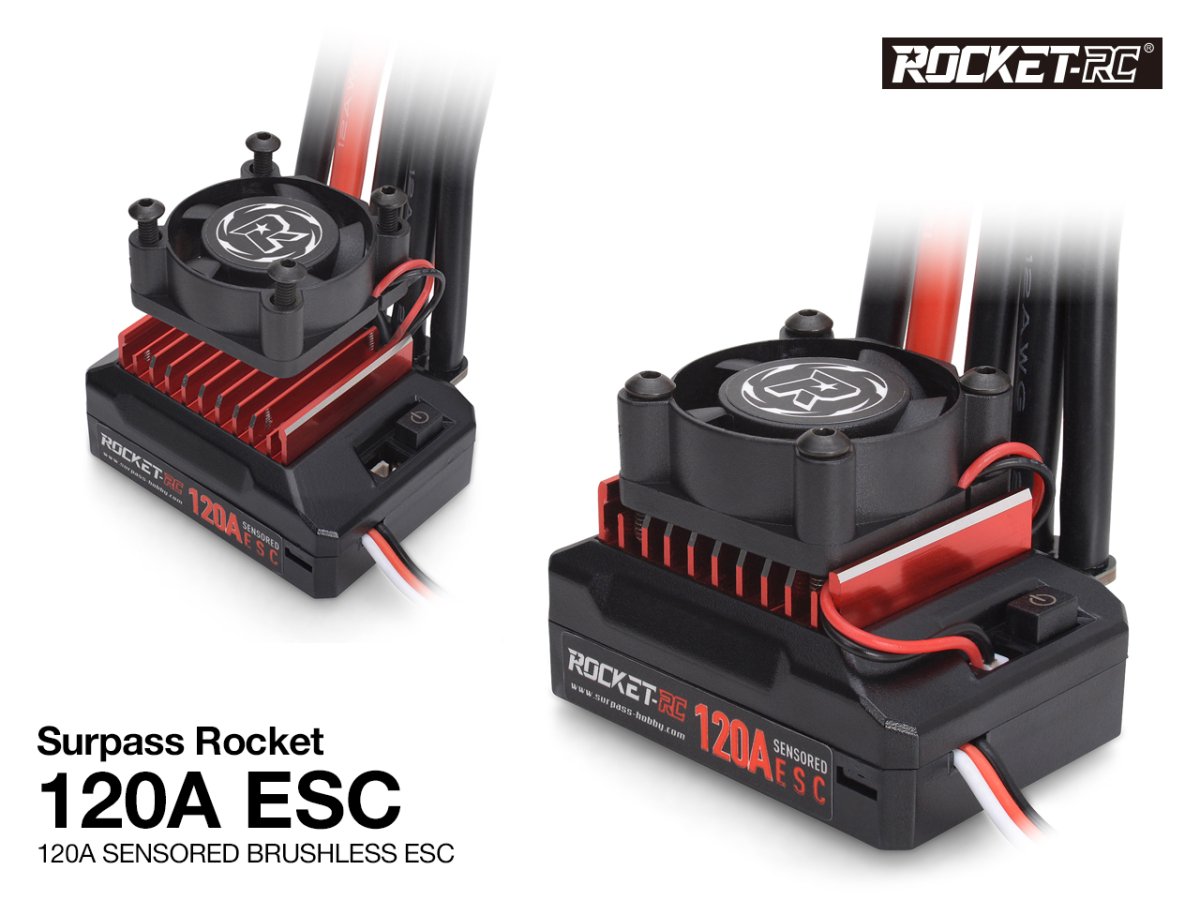 SPH801・G FORCE製 Surpass Rocket 120A ESC - ＹＹラジコン倶楽部