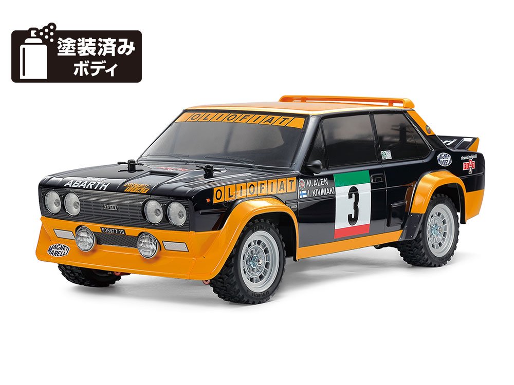 58723・タミヤ製 1/10RC フィアット131 アバルト ラリー OLIO FIAT (MF-01Xシャーシ) - ＹＹラジコン倶楽部-Ｗｅｂ  ｓｈｏｐ