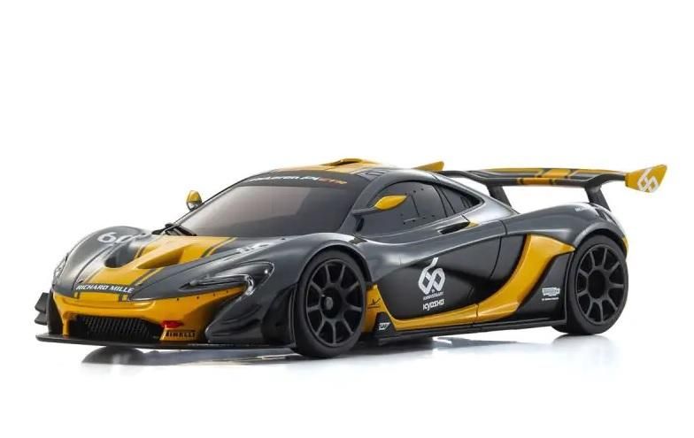 ジャンク 京商 ミニッツ ボディ マクラーレン P1 GTR イエロー ASC