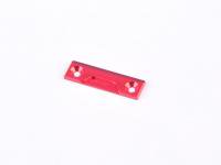 AMZ-OP015RC AtomicAlum. Front Body Mount Plate (Red)