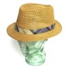 <img class='new_mark_img1' src='https://img.shop-pro.jp/img/new/icons50.gif' style='border:none;display:inline;margin:0px;padding:0px;width:auto;' />Barbour by David Wood Trilby Hat バブアー トリルビーハット ストローハット 麦わら帽子 [新品] [016]