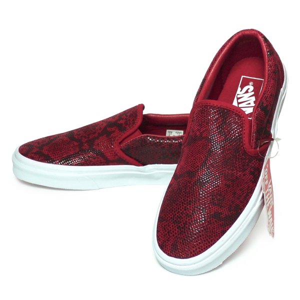 Vans Classic Slip-on Pebble Snake バンズ スリッポン スネークレザー