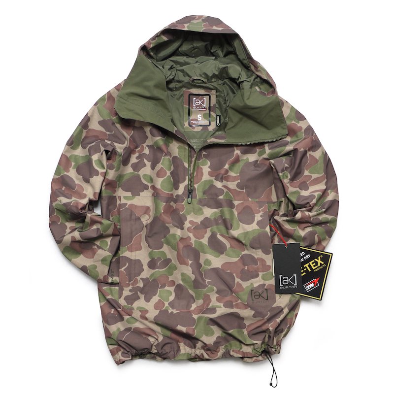 BURTON AK Gore-Tex Anorak Jacket バートン アーク アノラック 迷彩柄