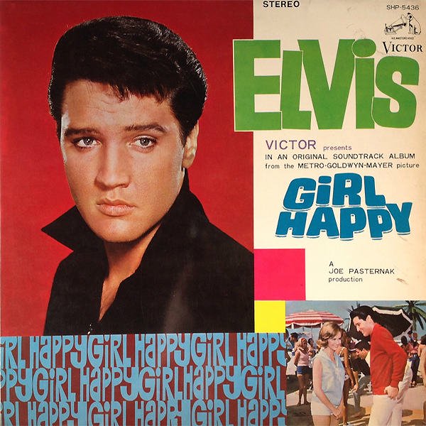 ELVIS PRESLEY エルヴィス・プレスリー / Girl Happy フロリダ万才 [LP