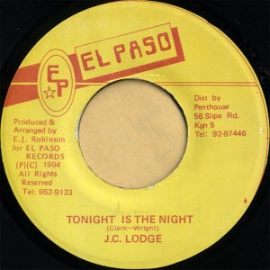 J.C.LODGE / Tonight Is The Night [7INCH]