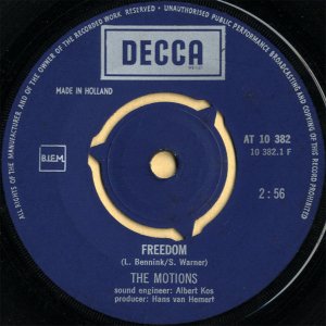 THE MOTIONS / Freedom [7INCH]