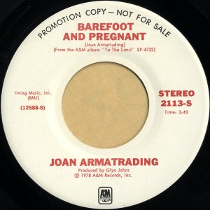 JOAN ARMATRADING / Barefoot And Pregnant [7INCH]