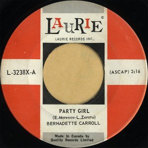 BERNADETTE CARROLL / Party Girl [7INCH]