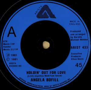 ANGELA BOFILL / Tropical Love [7INCH]