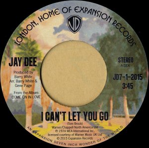 JAY DEE / I Can't Let You Go [7INCH]