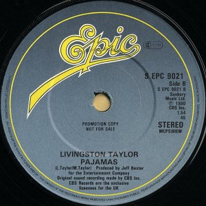 LIVINGSTON TAYLOR / Pajamas [7INCH]