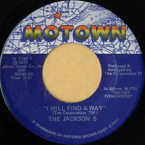 THE JACKSON 5 / I Will Find A Way [7INCH]