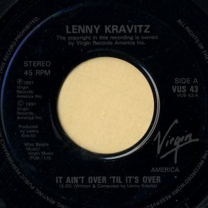 LENNY KRAVITZ / It Ain't Over 'Til It's Over [7INCH]