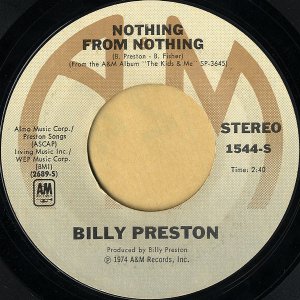 BILLY PRESTON / Nothing From Nothing [7INCH]