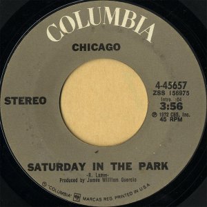 CHICAGO / Saturday In The Park [7INCH]