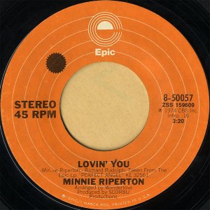 MINNIE RIPERTON / Lovin' You [7INCH]