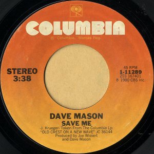 DAVE MASON / Save Me [7INCH]