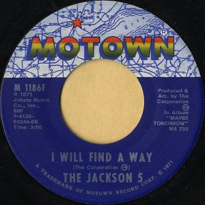 THE JACKSON 5 / I Will Find A Way [7INCH]