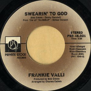 FRANKIE VALLI / Swearin' To God [7INCH]