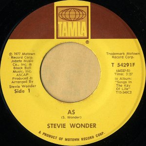 STEVIE WONDER / As [7INCH]