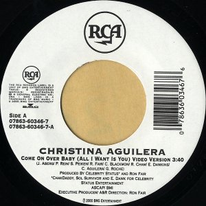 CHRISTINA AGUILERA / Come On Over Baby (All I Want Is You) [7INCH]