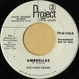 THE FREE DESIGN / Umbrellas [7INCH]