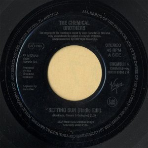 THE CHEMICAL BROTHERS / Setting Sun (Radio Edit) [7INCH]