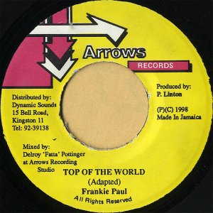 FRANKIE PAUL / Top Of The World [7INCH]