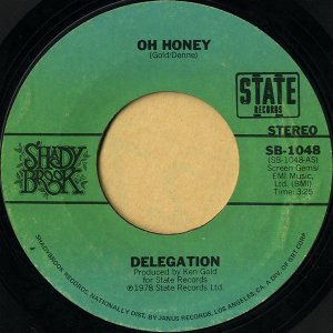 DELEGATION / Oh Honey [7INCH]