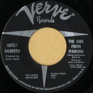 GETZ, GILBERTO / The Girl From Ipanema [7INCH]