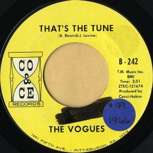 THE VOGUES / That's The Tune [7INCH]