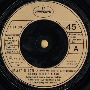 CROWN HEIGHTS AFFAIR / Galaxy Of Love [7INCH]